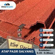 ATAP PASIR Spandek warna MERAH MAROON  ketebalan 0.30 mm 4M