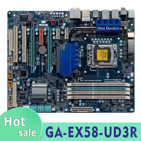 GA-EX58-USD3R motherboard DDR3 LGA 1366 USB3.0 24GB SATA III desktop motherboard 2x PCI-E X16 100% t