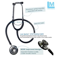 LM Basic Stethoscope v.2 improved quality! (Dual side chestpiece l) LABMEDSG_Labman Medical ( READY 