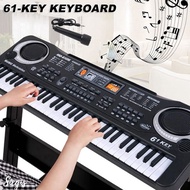 Đàn Piano 61 Phím + Tặng Kèm Dây Sạc Và Mic Cho Bé Học đàn Âm Thanh Chuẩn Chất Lượng Tốt