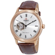 ORIENT FAG00001S0 AUTOMATIC Power Reserve Japan Made Open Heart Analog Stainless Steel Case Leather Strap WATER RESISTANCE CLASSIC UNISEX WATCH