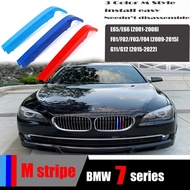 M Performance 3-Colored Grill Clip for 05-22 BMW7 730d 730i 740i 750i 760i 760Li M760i B7 Stripe Gri