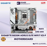 GIGABYTE B850M AORUS ELITE WIFI7 ICE-P MATX AM5 (3 YEARS WARRANTY)