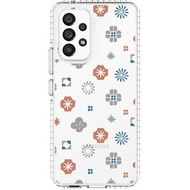 【預購】三星手機殼/Samsung Galaxy A53/經典花色/珊瑚紅藍