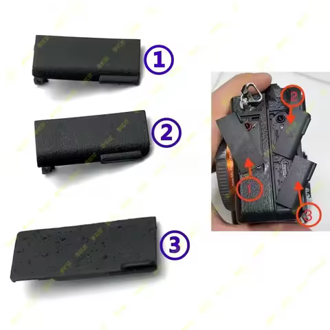USB/HDMI-compatible MIC Cap Interface Rubber Cover Leather Plug For Sony Alpha ILCE-7M3 A7III A7M3 A