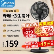 美的（Midea）电风扇落地扇轻音空气循环扇桌面台式立式两用电扇家用节能扇 【升级40CM大网圈  风力更强】