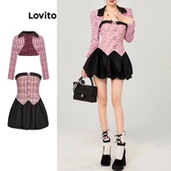 Lovito chest cup dress (without Jacket)