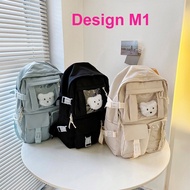 TonyaMall Freestyle Multicompartment Backpack Bag Ulzzang School Bag (Ulzzang)