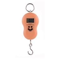 Portable Mini Electronic Luggage Scale 50kg Smile Face LCD Digital Hanging Scale Travel Weighting St