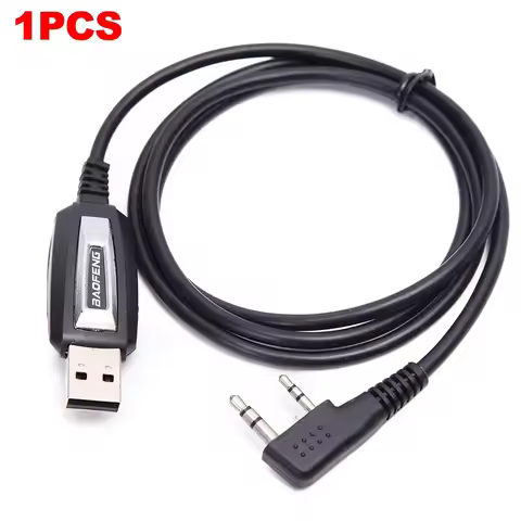 Baofeng Cable USB Programming K Plug for Baofeng Walkie Talkie UV-5R BF-888S UV-5R Mini UV-21 K5Plus