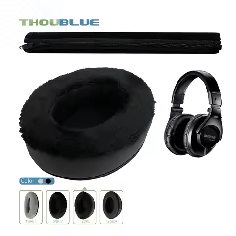 THOUBLUE Replacement Ear Pad For Shure SRH440 SRH840 SRH940 Shure HPAEC 1440 1840 940 240 440 840 Ea