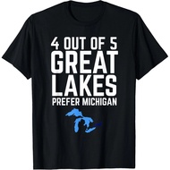 4 Out Of 5 Great Lakes Prefer Michigan Funny Gift Unisex T-Shirt