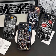 TN41 Fashion Rock Band KISS Casing for silicone cases iphone 11 14 X 7 6 12 Mini XR 13 8 Plus TPU ma