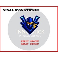 Ninja Icon Sticker Motor Sticker Helmet