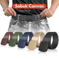 Men's Military Belt Belt Men's Belt Nylon Canvas Buckle Plastic Anti XRAY Airport