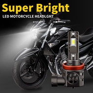 1/2PCS Motorcycle H11 LED Headlight Bulb For Kawasaki Ninja ZX10R ZX1000 2006 2007 2008 2009 2010 Hi
