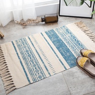 Nordic Cotton and Linen Floor Mats Ethnic Carpets Doormats Doormats Non- Mats in the Bedroom