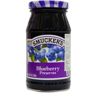 Smucker's Blueberry Strawberry Red Raspberry Preserves / Selai Impor 340 Gr