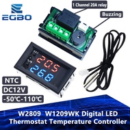 1~5 PCS W2809 W1209WK Digital LED Thermostat Temperature Controller Smart Temp Sensor Board Module 1