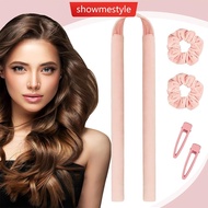 SMS Heatless Curling Rod Plush Head Hair Curler Wave Form Curl Rod Sponge Curling Bouncy Curling Hai