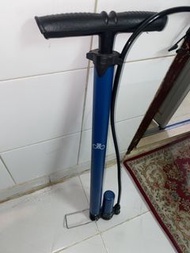 Blue Bike Pump with Accessories