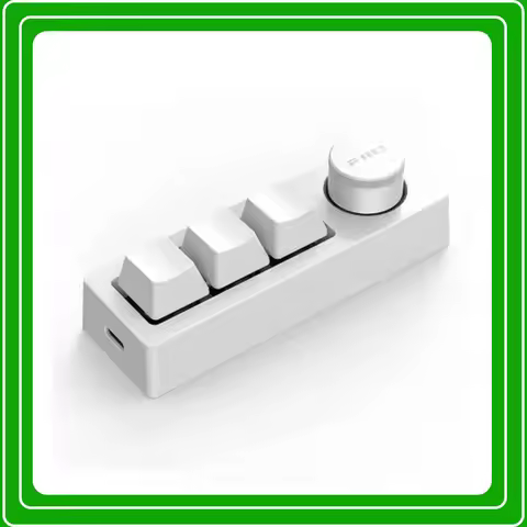 FiiO KB1K Mechanical Keyboard Magnesiumn Aluminum Alloy Musical Knob Mini Keyboard Keycap Remote Pc 