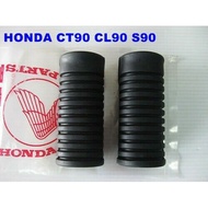HONDA CT90 CL90 S90 CD125 CD175 CA175 -- FRONT STEP RUBBER "GENUINE" // Footrest