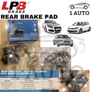 LPB E-PRO SEMI METALLIC REAR BRAKE PAD AUDI TT MK2 8J3 8J9 2.0 AUDI A6 C6 2.0TFSI 2.4 VW GOLF MK5 MK