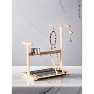 Swing stand, wooden tabletop stand, toy perch, parrot grinding supplies, parrot perch, bird perch, g