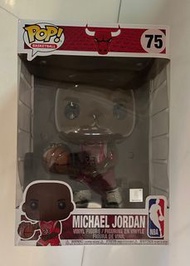 Funko Pop Jumbo Vinyl Michael Jordan 75 10 Inch Red Jersey Chicago Bulls NBA