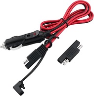 14AWG SAE to Car Cigarette Lighter Cable Length 1m 14AWG 12V Plug to SAE Quick Release Adapter Charg