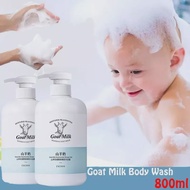 🏅EXGYAN Goat Milk Nicotinamide Skin Rejuvenation Shower Gel Mousse Deep Cleaning Shower Milk Fragrance Shower Gel 忆香缘山羊奶