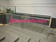 KANDANG PAGAR ALUMINIUM ANJING CUSTOM SIZE DENGAN SEKAT -LokaMart 25