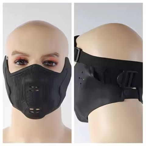 Bucky Barnes Cosplay Mask Winter Soldier Men Fantasy Latex Masks Masquerade Halloween Party Costume 