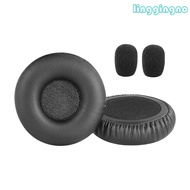 RR 1Pair Ear Pad Replacement Protein Leather Earpads Ear Cushions Sponges Cover Earmuffs for H820e H
