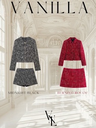 VanillaStudio : tweed affair blazer เสื้อสูททวีด