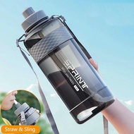 Water bottle 3 Litre (3000ml) Large Plastic Portable For sports There Is A Shoulder Strap.