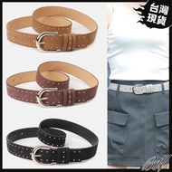 [Can Arrive the Next Day Immediately] Belt Belt Belt Belt Men's Belt Women's Girdle [Suede Simple Pi