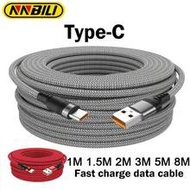 NNBILI 6A Fast Charging Braided USB Type-C Cable, Compatible With Samsung, Switch, Camera, Type-C 1/