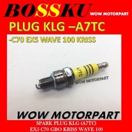 EX5 C70 GBO KRISS WAVE100 PLUG ( A7TC ) // A7TC SPARK PLUG FOR HONDA EX5 C70 GBO KRISS WAVE100