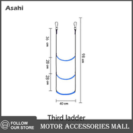 Asahi Motor บันไดเรือยอชท์แบบแขวนข้างได้บันไดพับได้แบบพกพาบันไดแบบเชือกสำหรับเรือ3 4 5