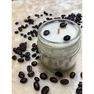 ஐ ☬ ⊙ NEW! Coffee &amp; Vanilla Essential Oil Scented Candle (Feliz Hand Poured Candles)
