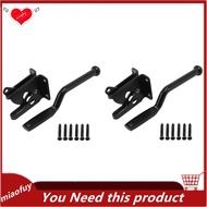 [OnLive] Steel Black for Wood Fence Gate Door Latches 2PCS Self Locking Gate Latch Automatic Heavy F