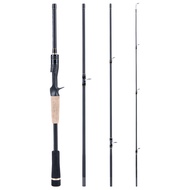 GOTURE VNOBLE Fishing Rod 1.98m/2.1m Sping And Casting Rod 4 Pieces Joran Pancing Batang Pancing