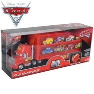 Disney Pixar Cars Mini Racers Lightning McQueen Mack Transporter Truck Toys Set FLG70 Diecasts Toy V