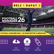 Football Manager 2026 | FM 26 | Original PC Game | Complete + Editor