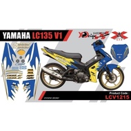 LC135 V1 COVERSET BODY STICKER CUSTOM
