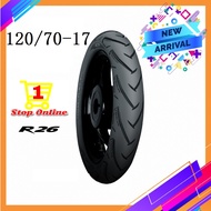 TAYAR CORSA R26 PLATINUM 120/70-17 TYRE TUBELESS 120-70-17