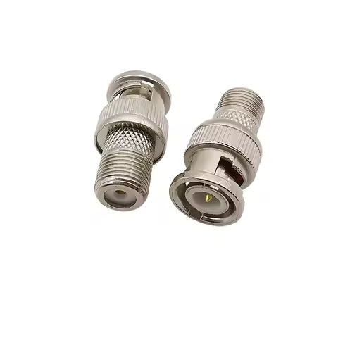 Hot Sale 10/5/2Pcs BNC Male Plug to F Female Jack Adapter RF Coaxial Connector BNC - F-Type Coupler 
