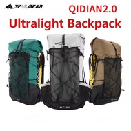 3F UL GEAR QIDIAN 2.0 Ultralight Backpack 40+16L Waterproof Dyneema Hiking Camping Outdoor Bag